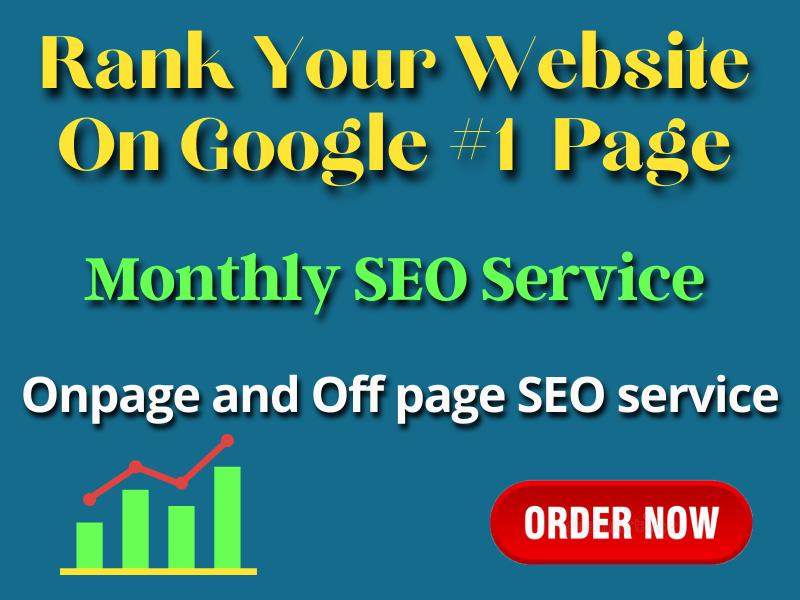 Monthly SEO Services On page and Off page SEO Service...