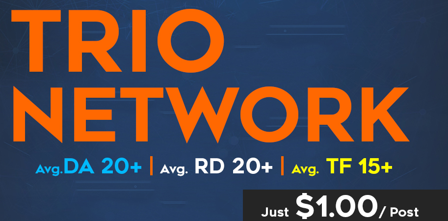 TRIO Links - The Real SERP Booster - Rank your site n...