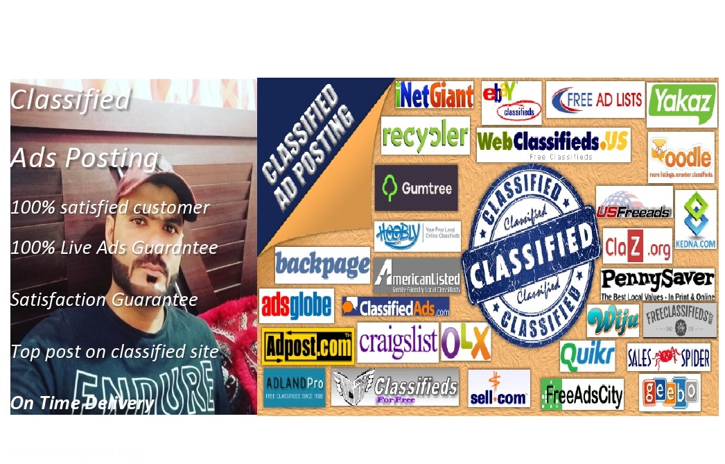 I Will do Classified ads Posting