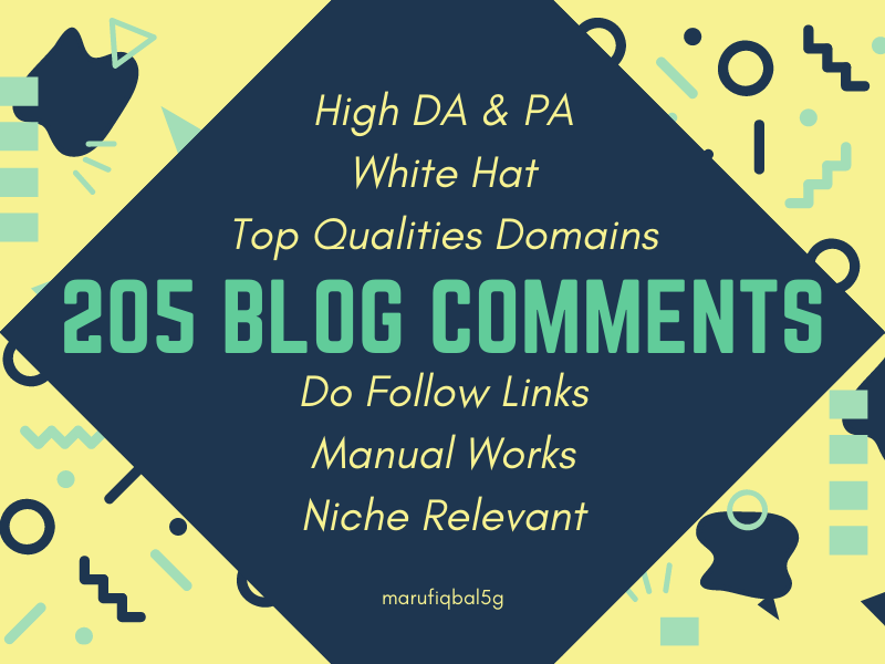 I'll manually leave 205 related niche blog comments o...