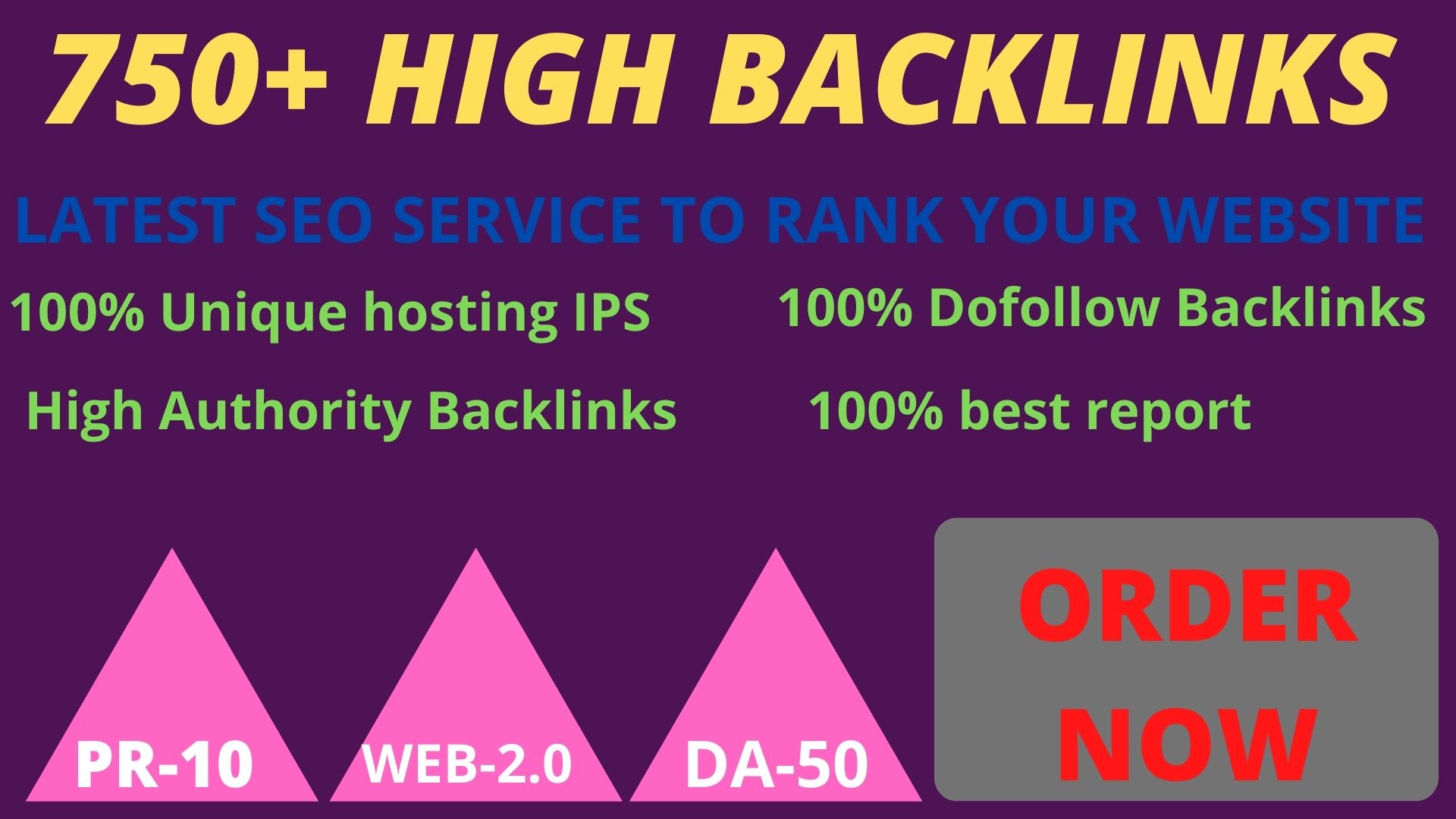 Get 750 Web 2.0 PBN Dofollow High Backlinks improve y...