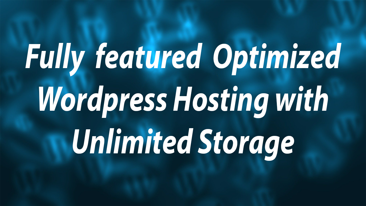 Fast & secured WordPress Web Hosting for 5 websit...