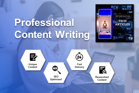 I will write SEO friendly articles on the technology ...