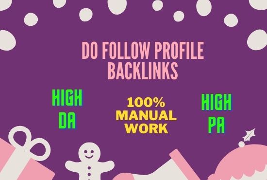 I will manually create 30 high authority do follow pr...