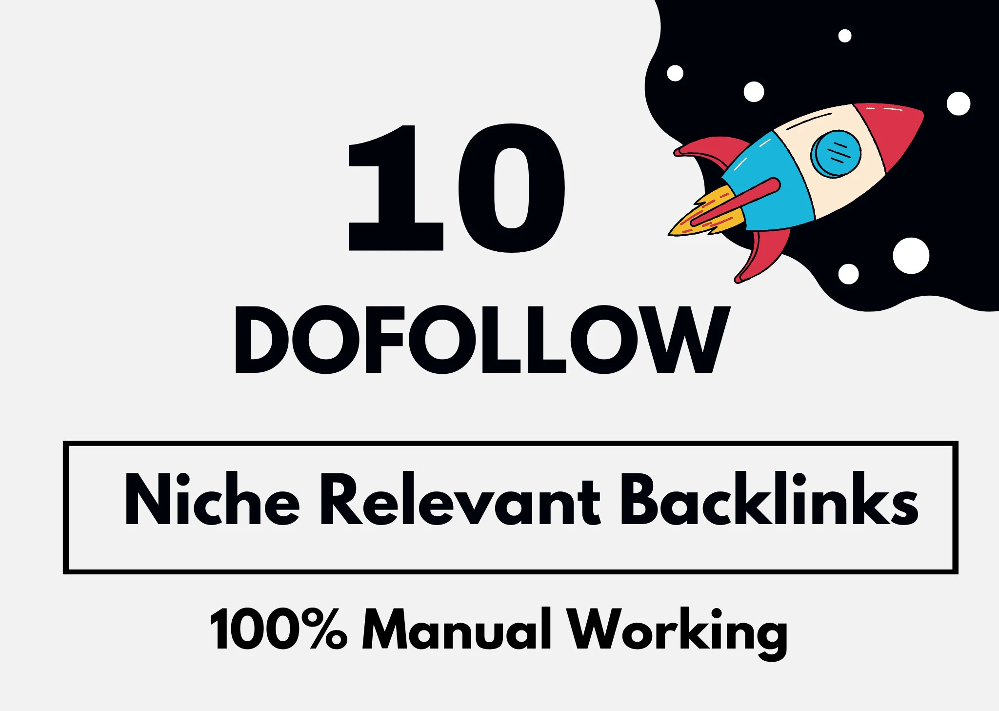 I will create 10 high quality dofollow backlinks with...