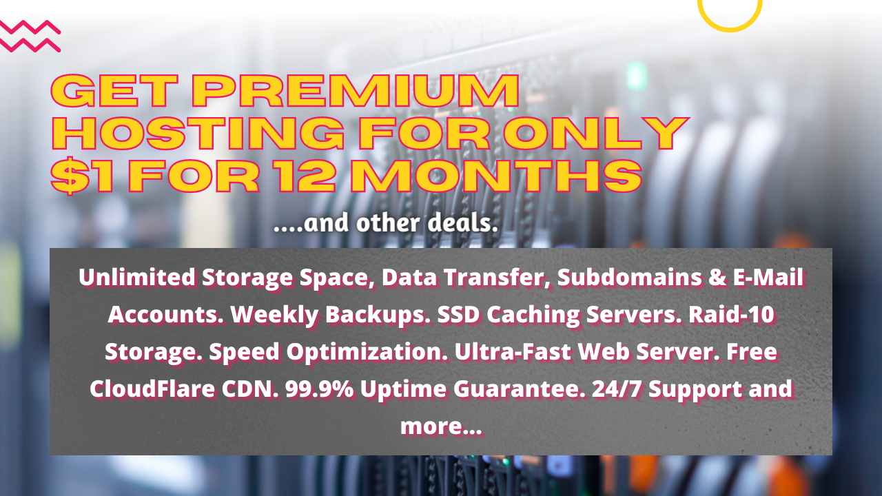 I will show you how to get web hosting for just 1 dol...