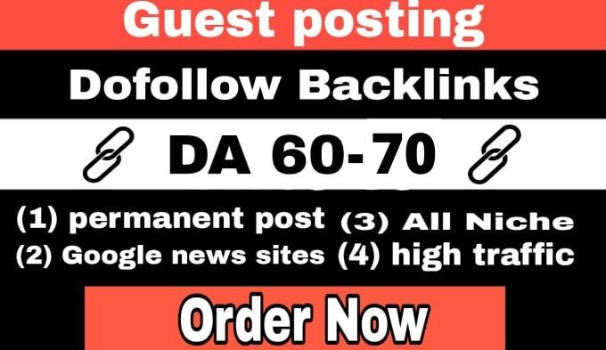Publish guest post on high Da 70 dofollow permanent p...