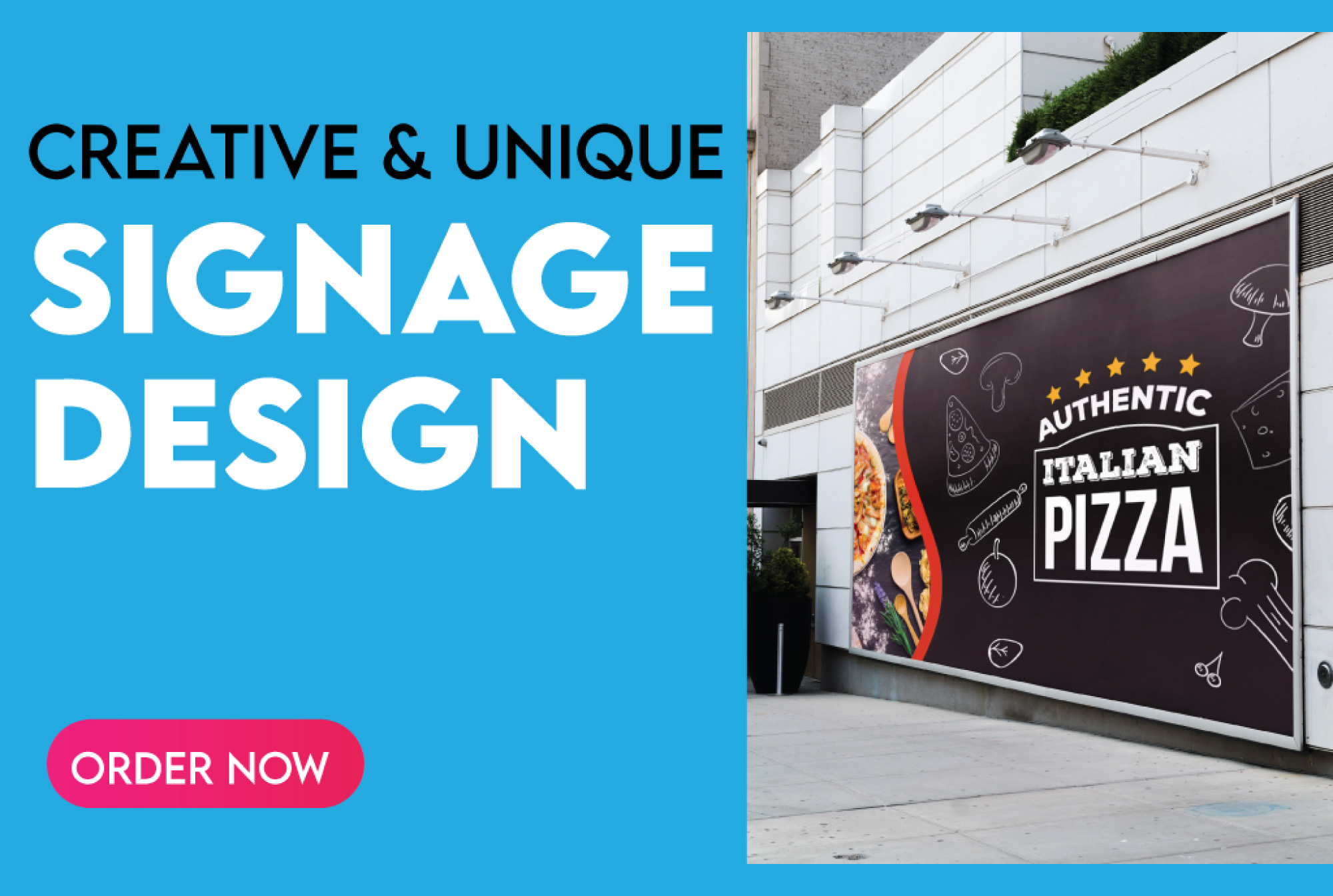 design signage, signboard, yard sign, and billboar...