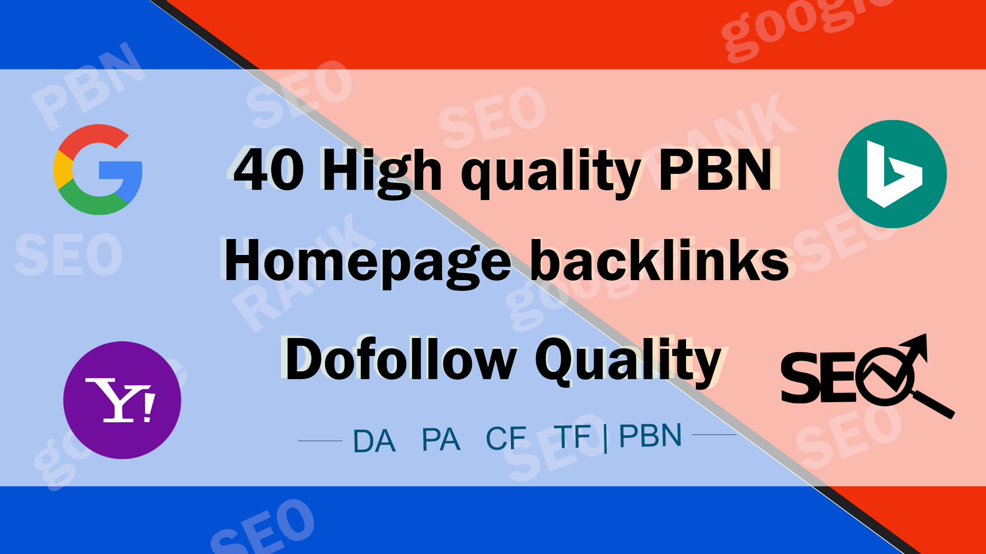 Build 40 High DA PA CF TF Homepage PBN backlinks-Dofo...
