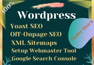 I will do wordpress yoast onpage and technical SEO