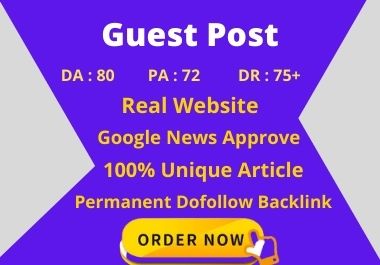 I will do a guest post google news approval site for ...