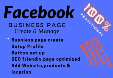 I will do provide your impressive Facebook business p...