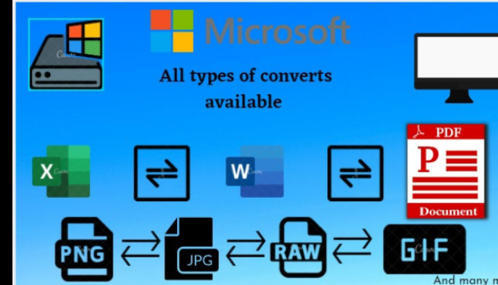 I will do File conversion of any type All types of co...