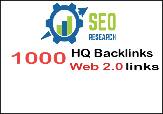 Provide 1000 Web 2.0 HQ Backlinks Help Rank Your Webs...