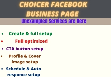 I will create, fix and optimize an eye catching faceb...