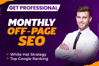 I will do complete monthly off page SEO service with ...