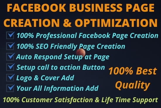 I will Create & Design an Impressive Facebook busines...
