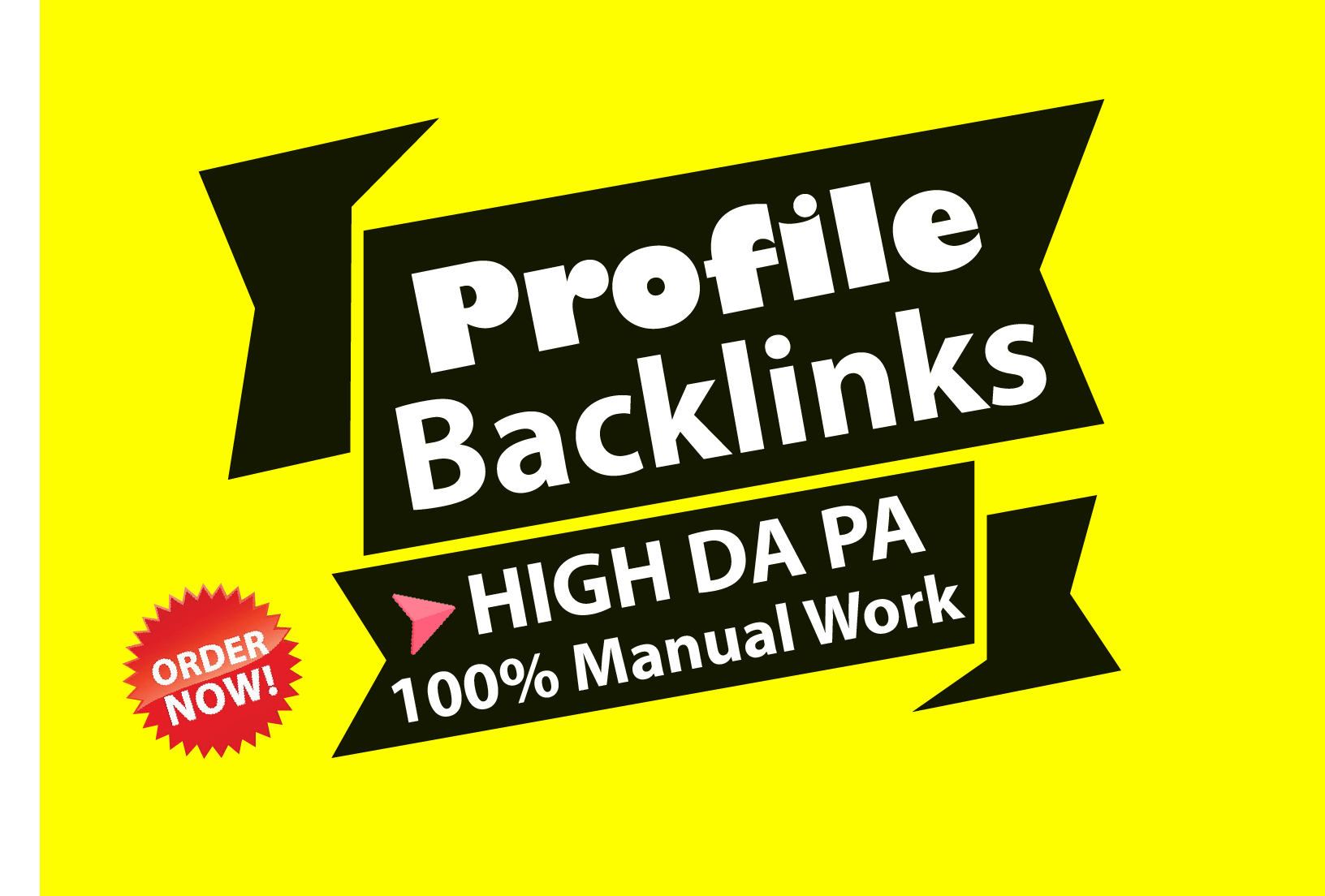 Manually Create 100 High Authority Profile Backlinks