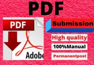 80 pdf submission Dofollow High Authority Low spam sc...