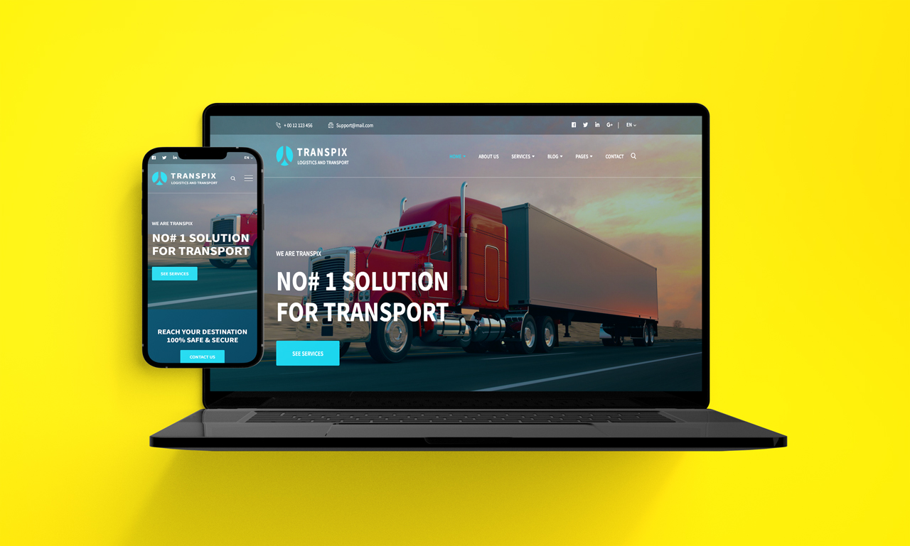 I will design website for logistics trucking dispatch...