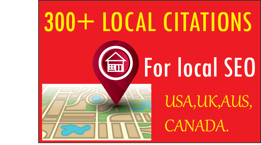 I will do 300 USA, UK, AUS, CANADA local citations fo...