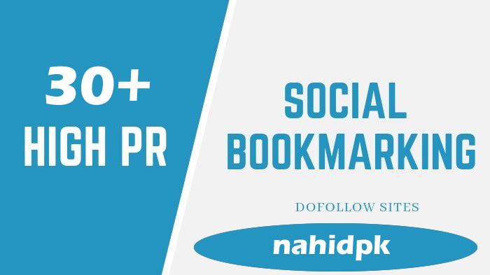 30+High PR Social Bookmarking.