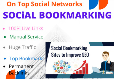 I will do 80 social bookmarking manually dofollow bac...