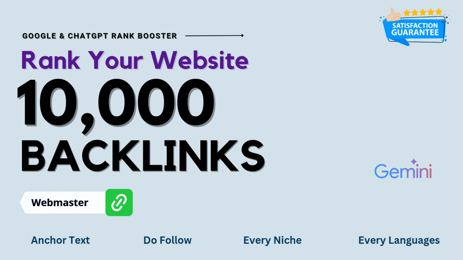 Rank Google & ChatGPT By Powerfully 10000 Do-foll...