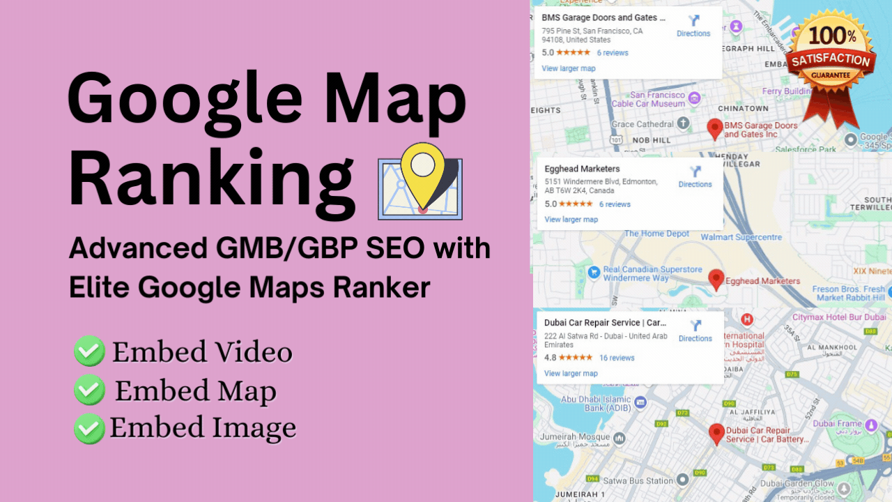 1500 Advanced GMB/GBP Local SEO with Elite Google Maps Ranker Backlinks