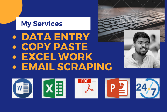 I will do perfect data entry, copy paste and web res...