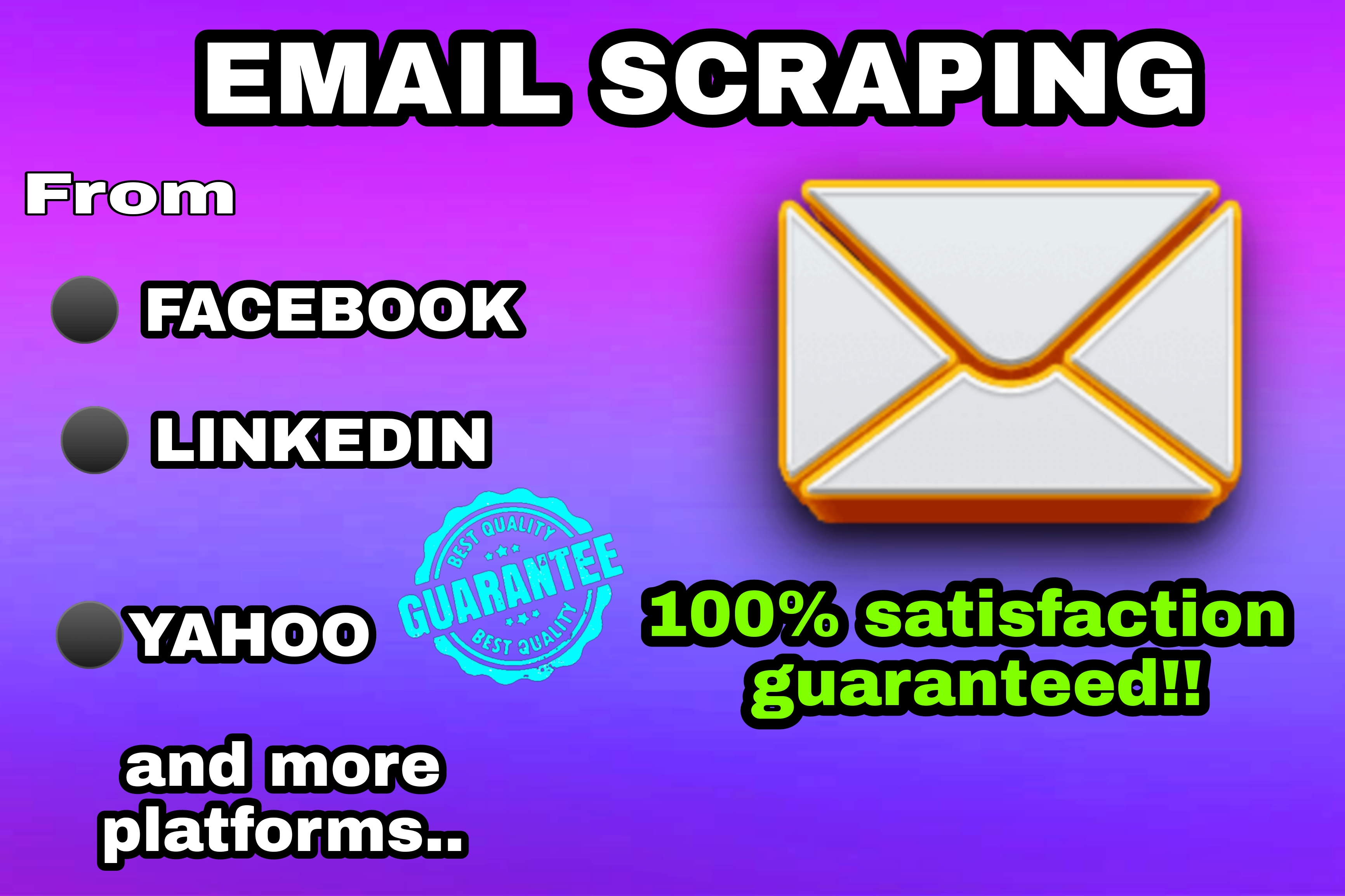 i will collect 500 email list according to your niche
