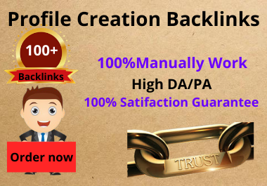 I will create 100+ social high quality profile creati...