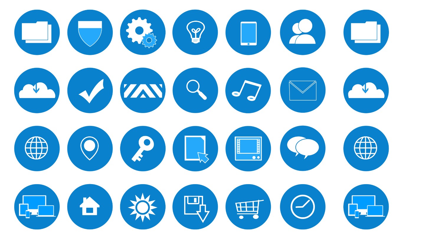 I will design Custom icon set for your business app o...