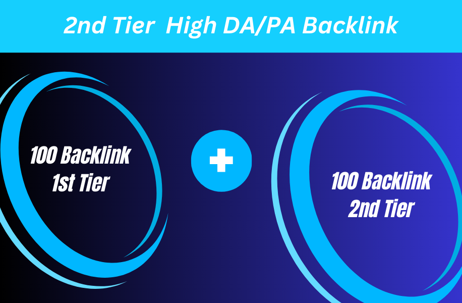 I will create High Quality 100 First Tier Backlinks a...