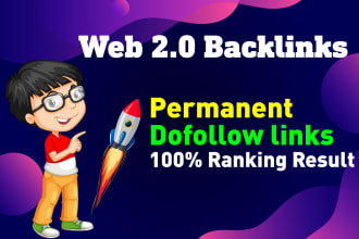 I will make 50 manual web2 0 super buffer blog high a...