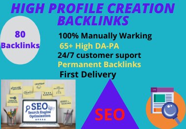 I will Do 80 Social Media Profiles Creation off page ...