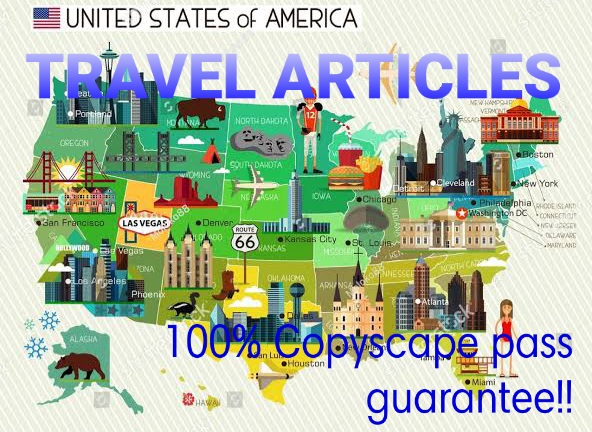 I Write a Travel Article of 1000 + words or Blog post...