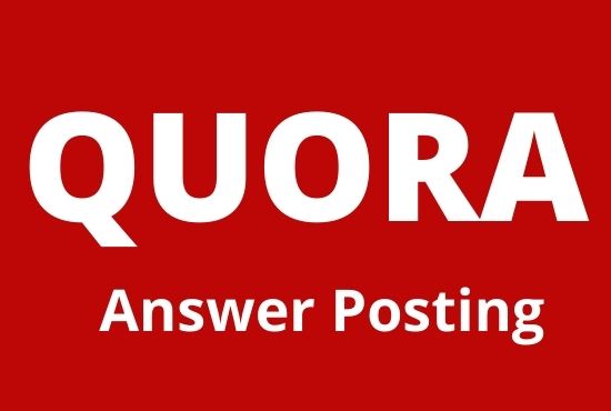 Boost your website with 20 High quality Quora Answers...