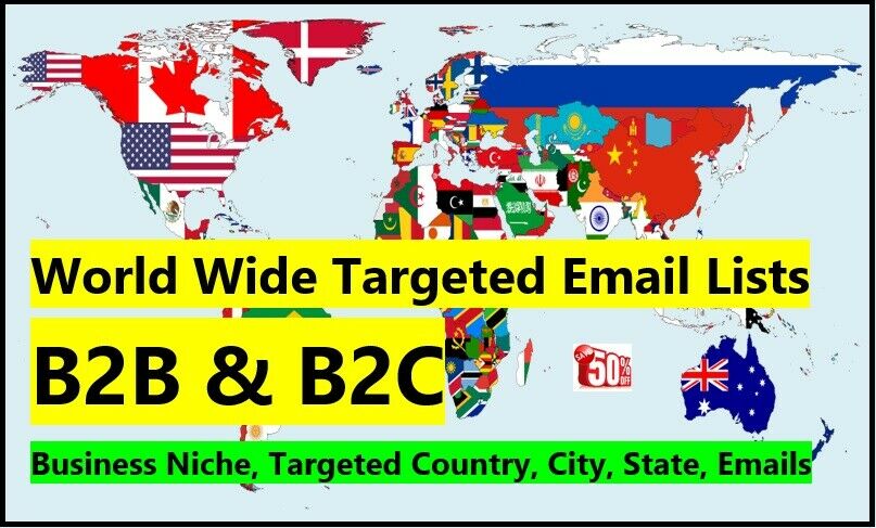 I Will Provide 900 mllion Bulk Email List for Busines...