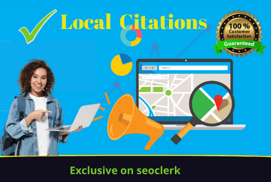 I will do 100 live local citations for your local bus...