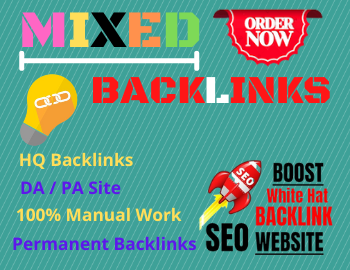 I Will Write and Publish 100 HQ SEO Mixed Backlinks P...