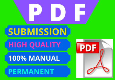 100 PDF Submission High Authority Low Spam Score Webs...