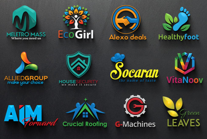 I will design professional 2d logo with copyrights