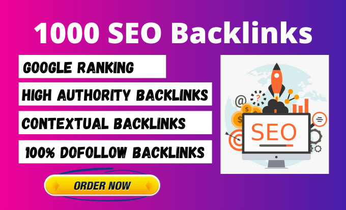 I will create 1000 SEO dofollow backlinks for google ...
