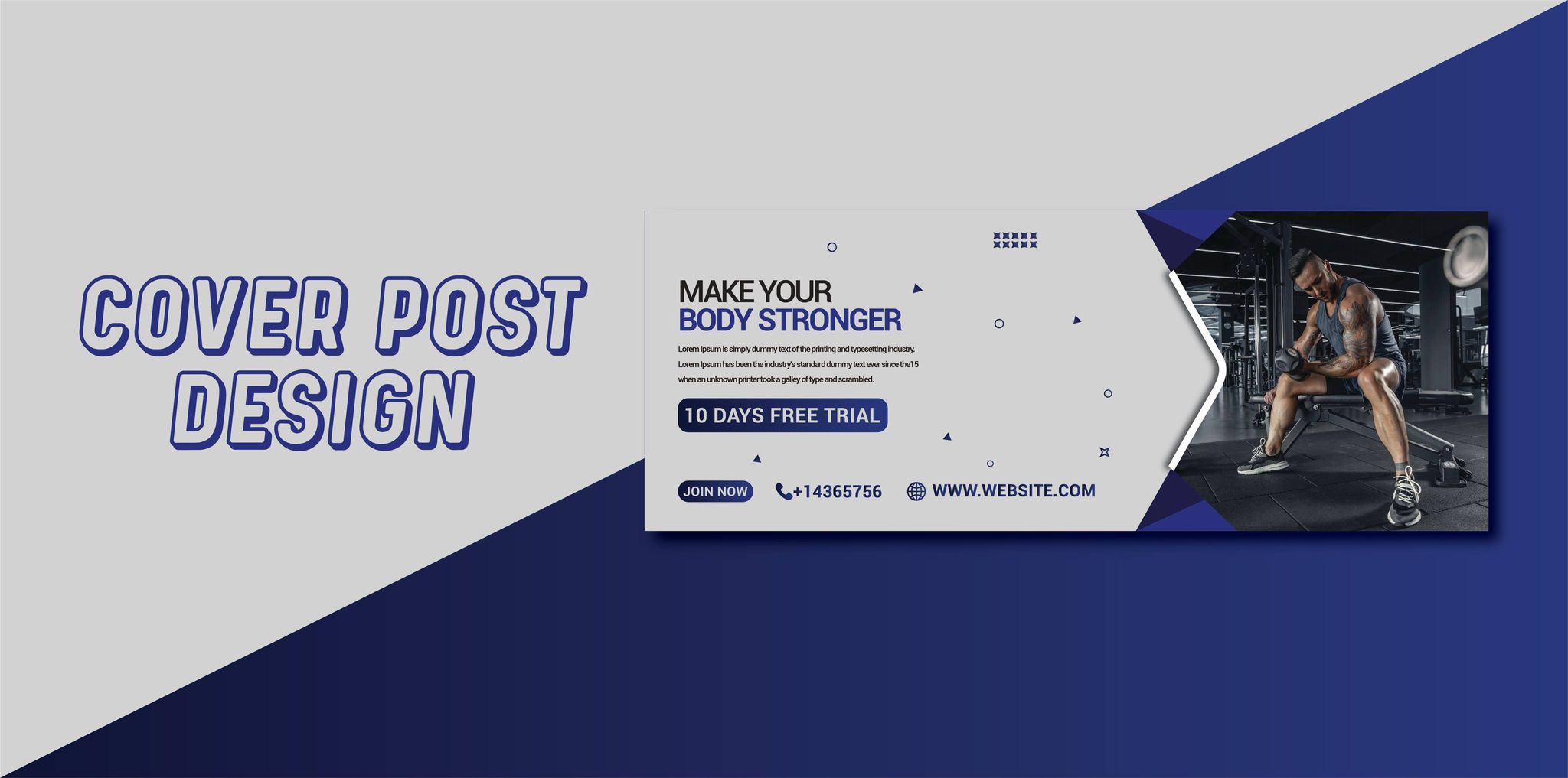 I am an expert of designing a facebook cover, social...