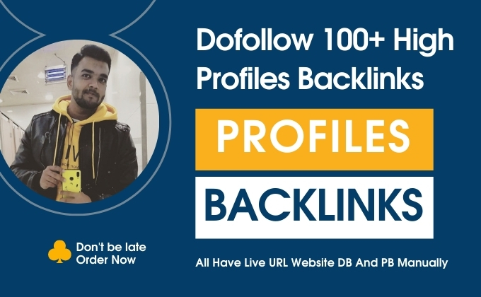 I will build 100+ SEO Live URL Profile Backlink High-...