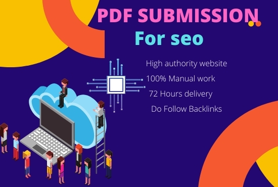 I will do manually pdf submission for SEO backlinks o...