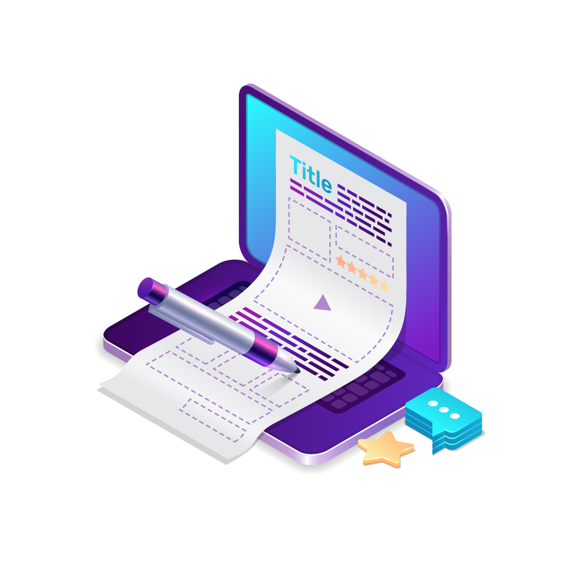 original articles of 500-1000 words each