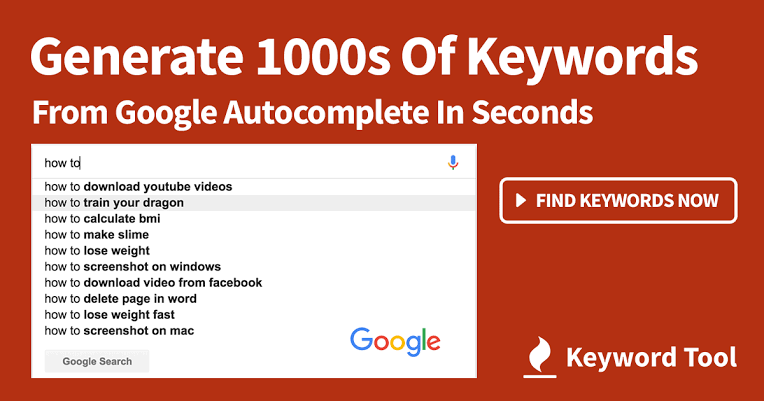Top 100 keywords in addition to the words of your com...