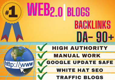 Get 25+ High Quality SEO Web 2.0 contextual Backlinks...